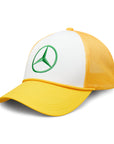 Mercedes AMG Petronas F1 Gorra 2024 Lewis Hamilton GP Hat - Yellow