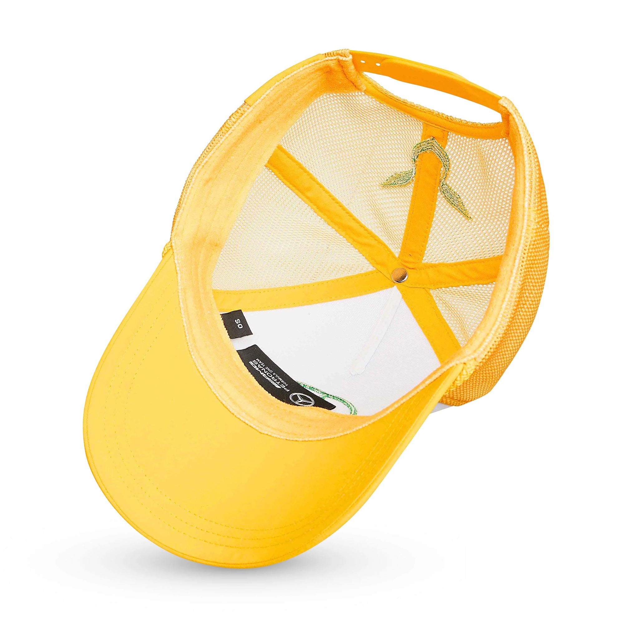 Mercedes AMG Petronas F1 Gorra 2024 Lewis Hamilton GP Hat - Yellow