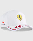 Escudería Ferrari HP Gorra Oficial de Lewis Hamilton 2025 Blanco