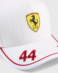 Escudería Ferrari HP Gorra Oficial de Lewis Hamilton 2025 Blanco