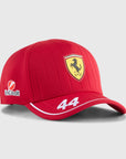 Escudería Ferrari HP Gorra Oficial de Lewis Hamilton 2025 Rojo