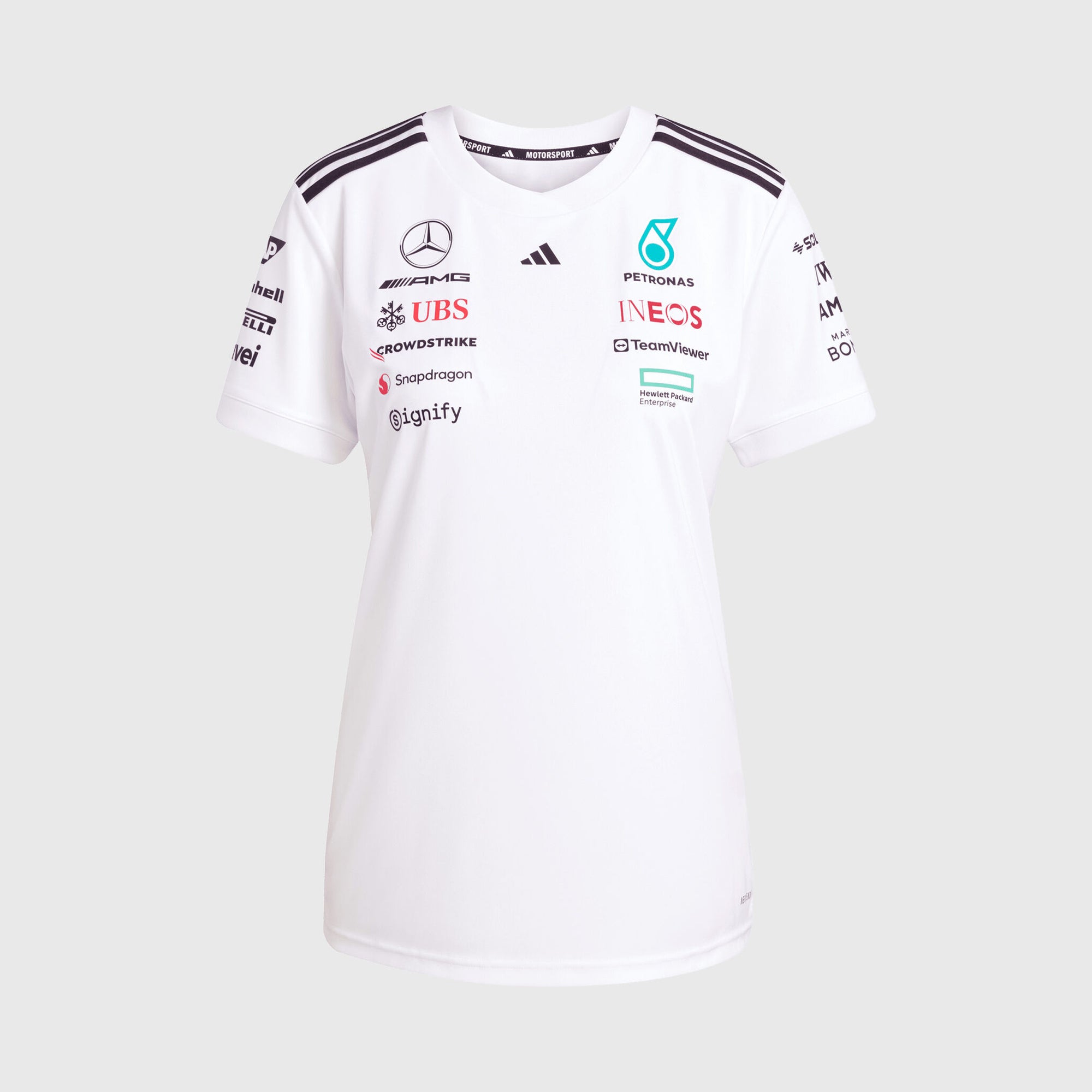 Mercedes Benz AMG Petronas F1 Remera Oficial del Equipo 2025 Mujer