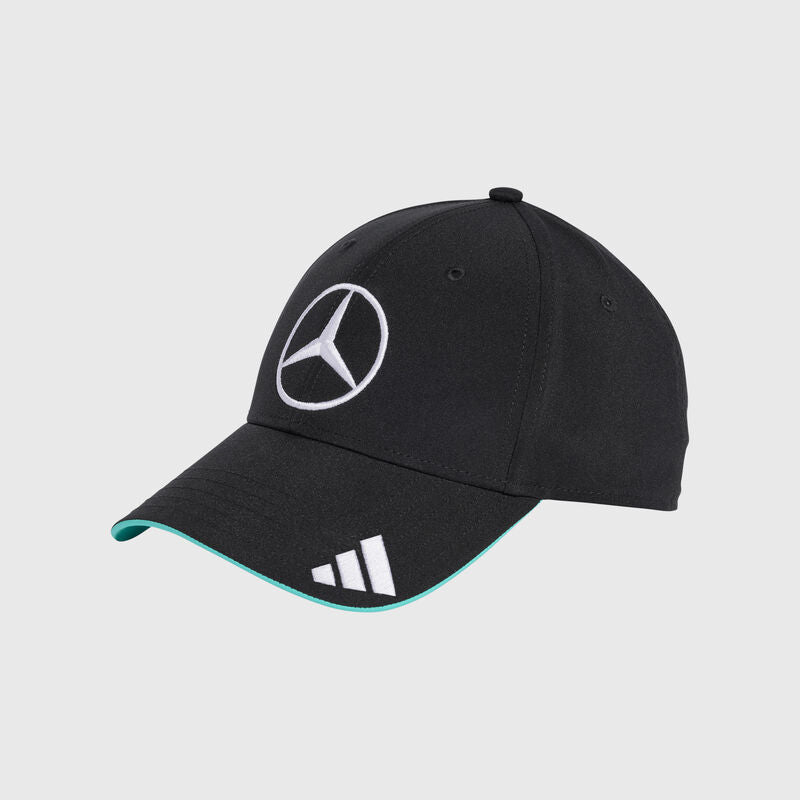 Mercedes AMG Petronas Gorra Oficial del Equipo 2025 - Negro
