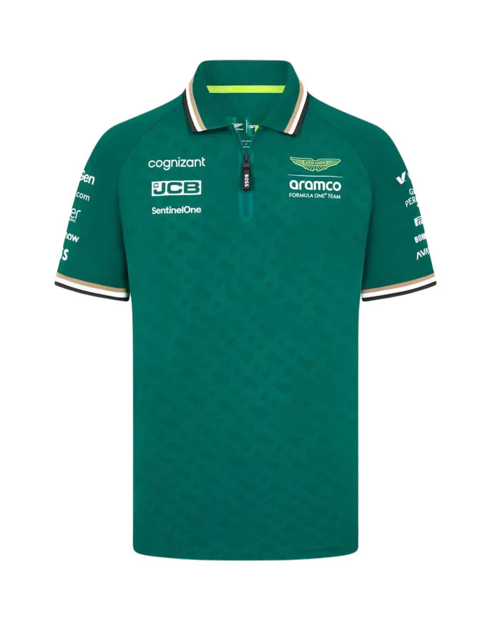 Polo Oficial del Equipo 2024 Aston Martin Aramco F1
