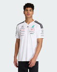 Mercedes Benz AMG Petronas F1 Remera Oficial del Equipo 2026 Blanco