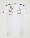 Mercedes Benz AMG Petronas F1 Polo Oficial del Equipo 2026 - Blanco