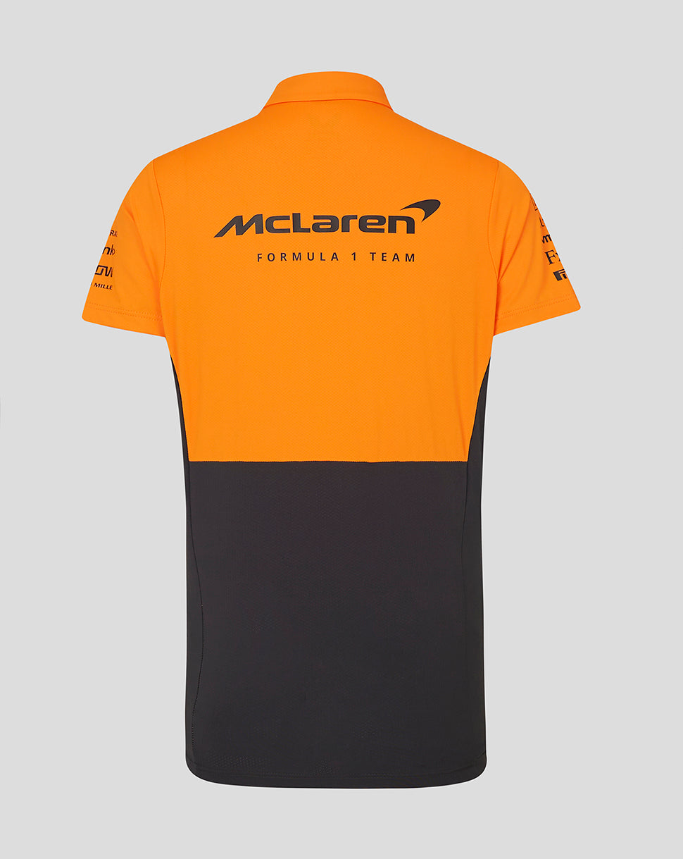 McLaren F1 Polo Oficial Team Replica 2024 - Papaya Mujer