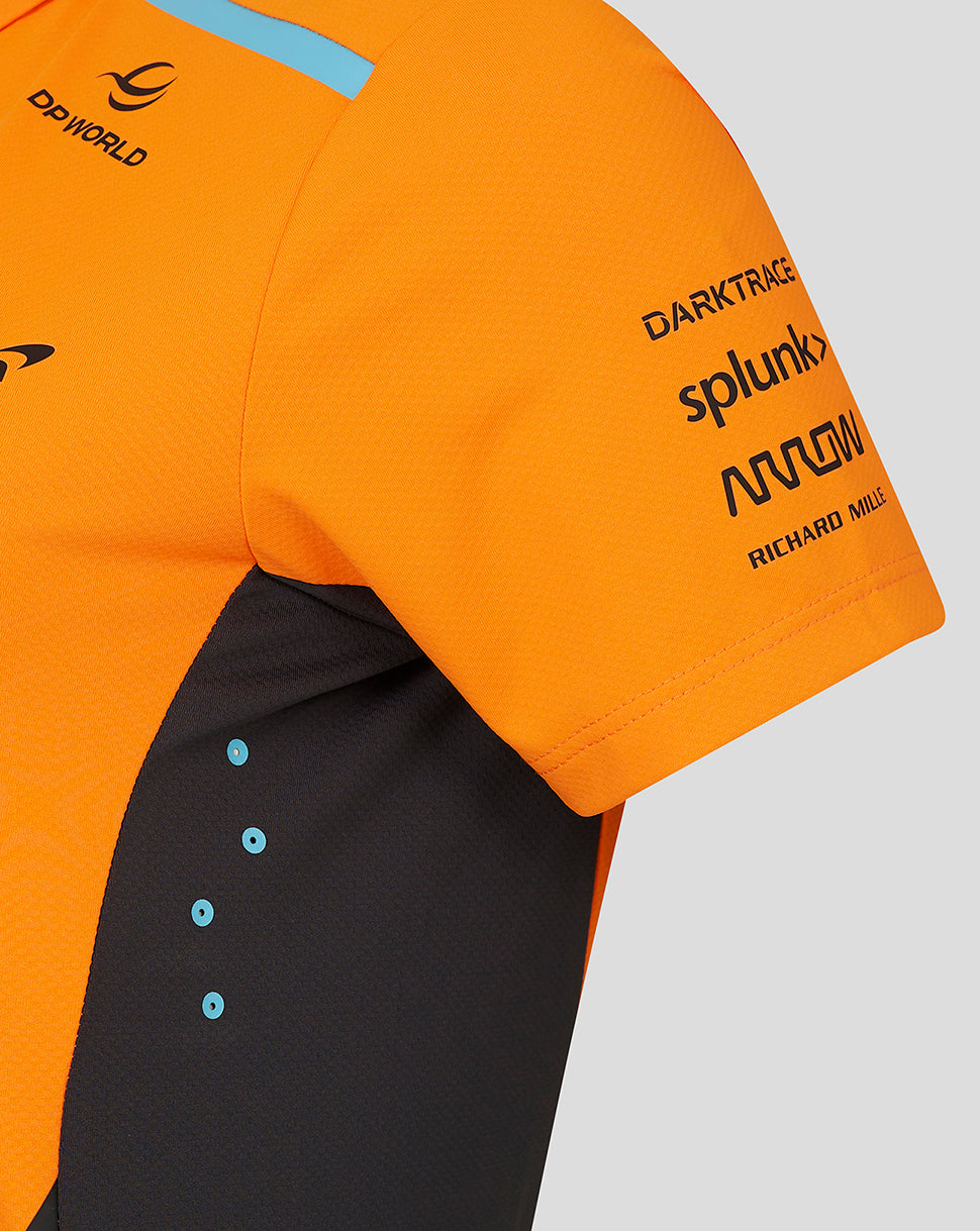 McLaren F1 Polo Oficial Team Replica 2024 - Papaya Mujer