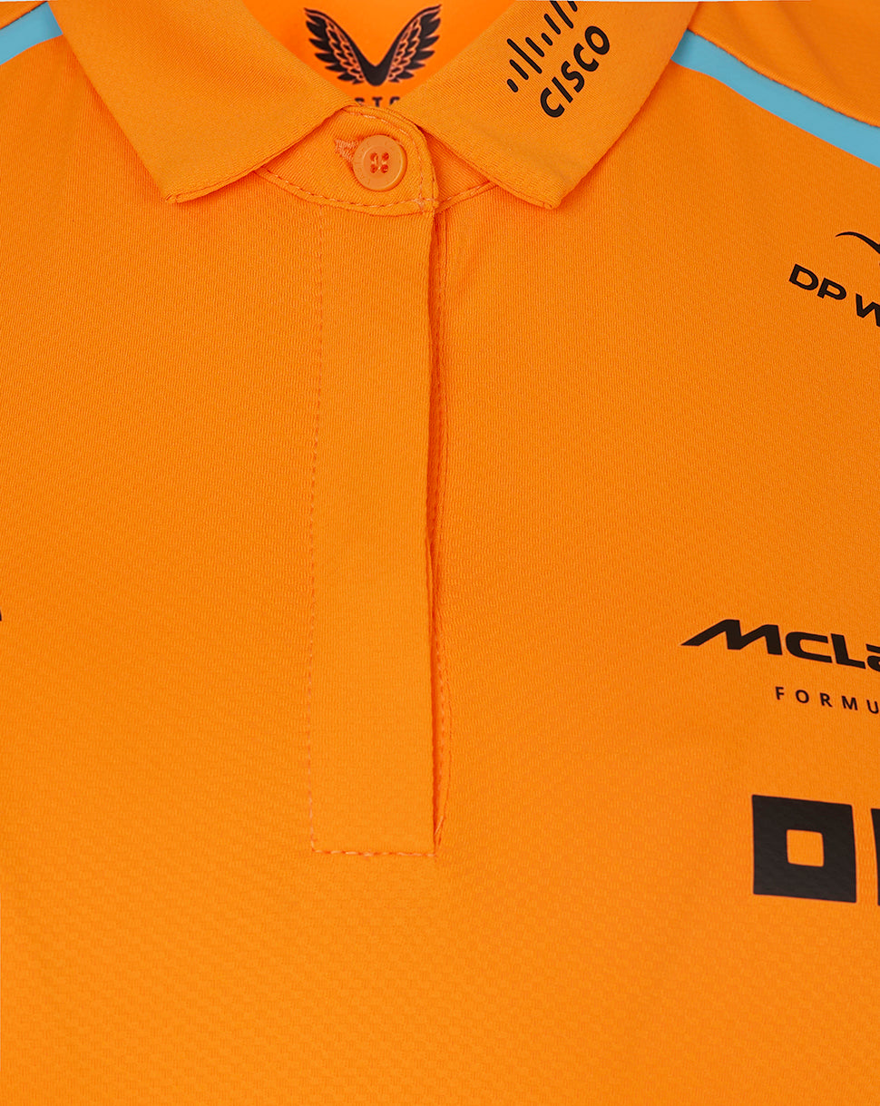 McLaren F1 Polo Oficial Team Replica 2024 - Papaya Mujer