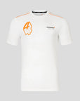 McLaren F1 Remera Lando Norris  - Anthracite/White