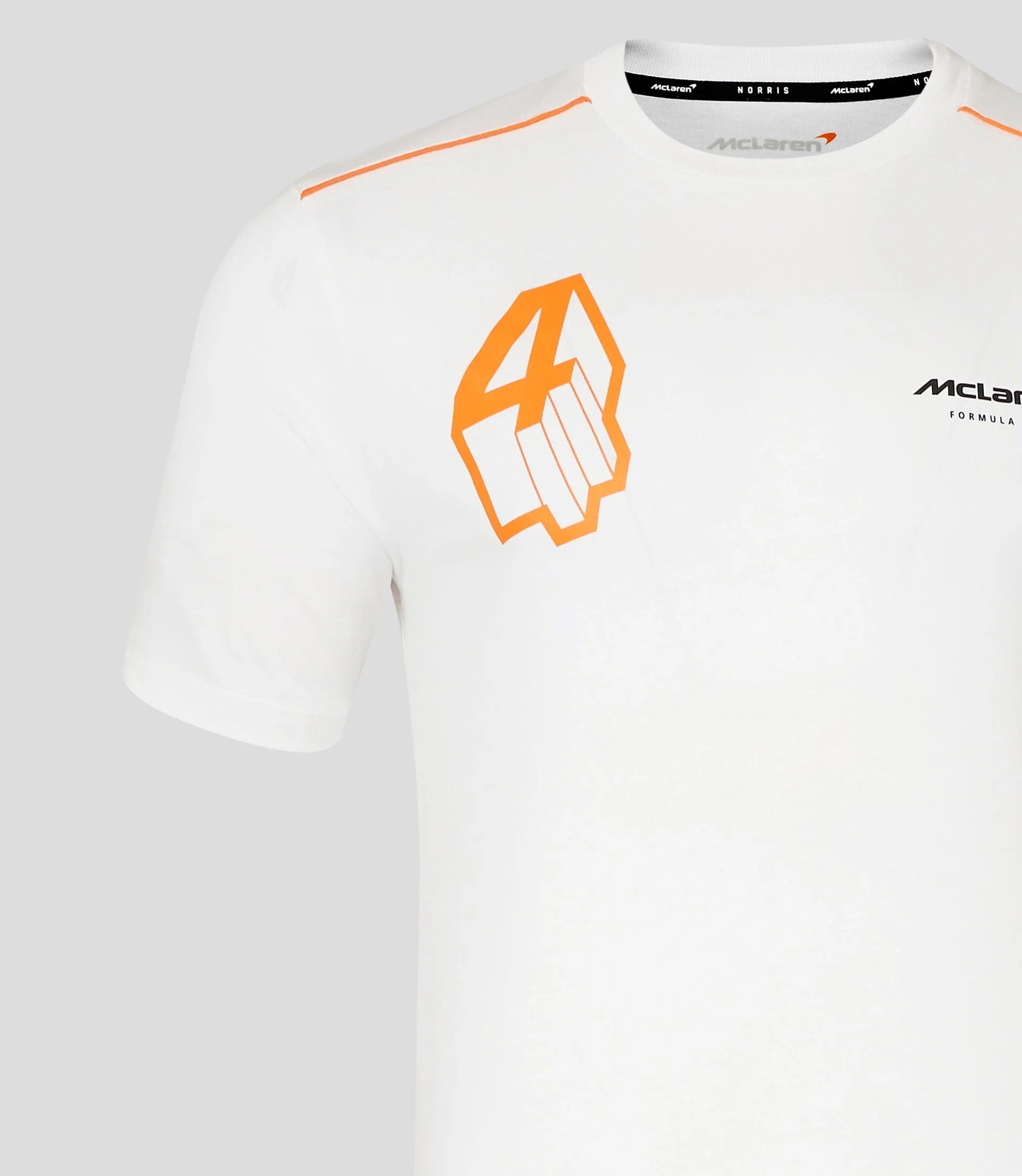 McLaren F1 Remera Lando Norris  - Anthracite/White