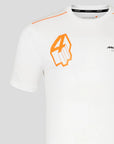 McLaren F1 Remera Lando Norris  - Anthracite/White