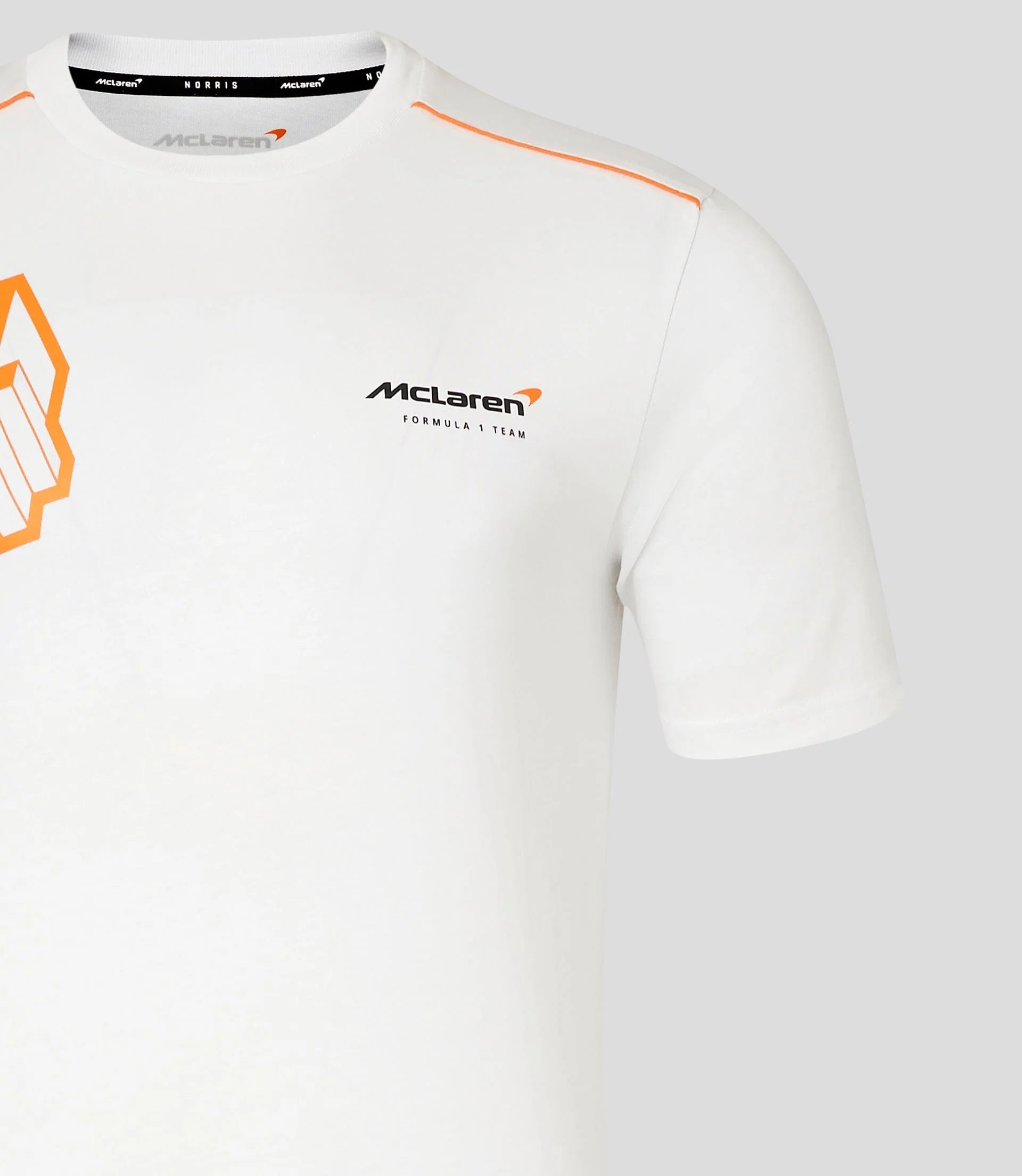 McLaren F1 Remera Lando Norris  - Anthracite/White