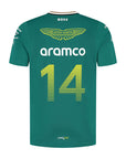 Remera Oficial Aston Martin F1 Fernando Alonso 2025