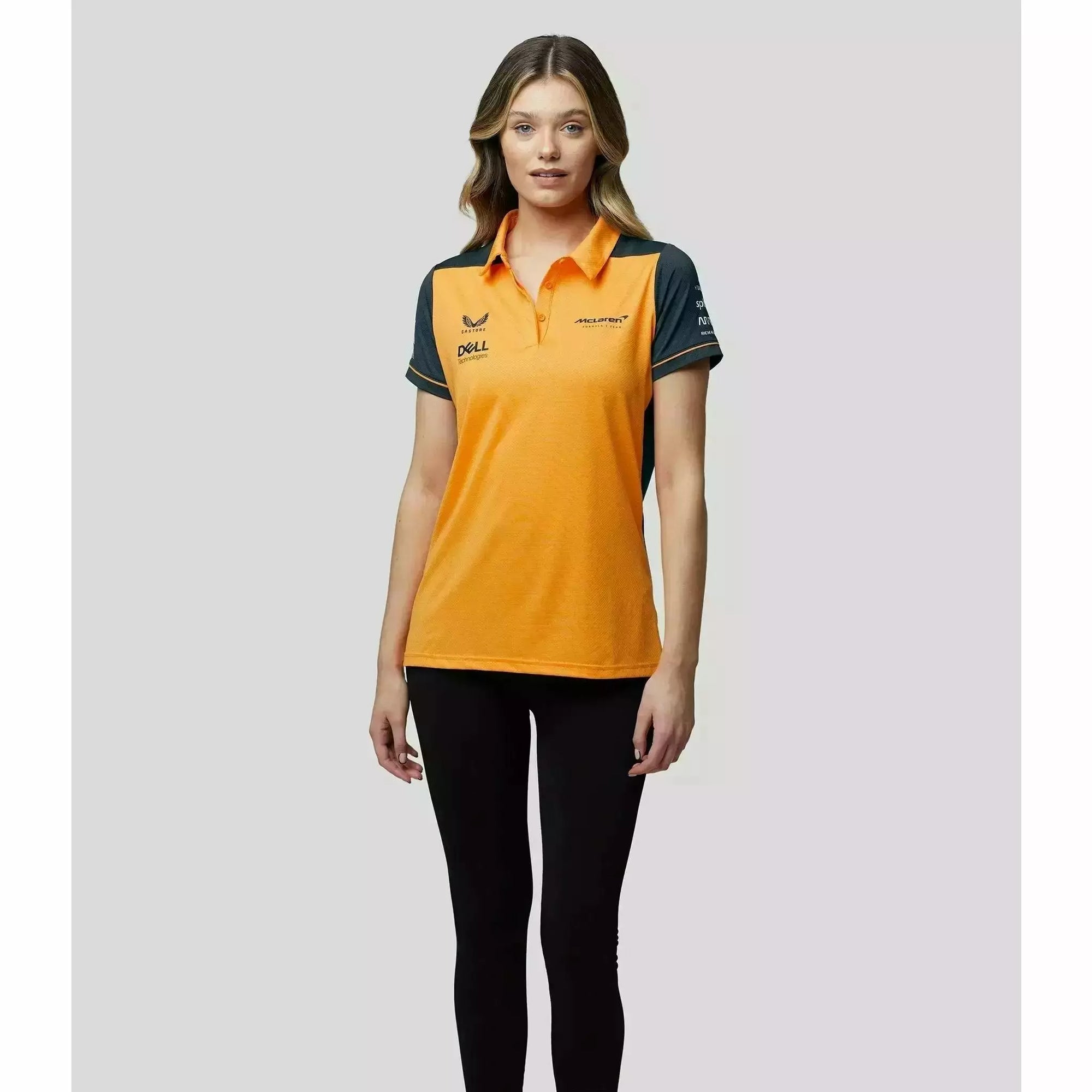 McLaren F1 Women's 2022 Team Polo Shirt - Papaya