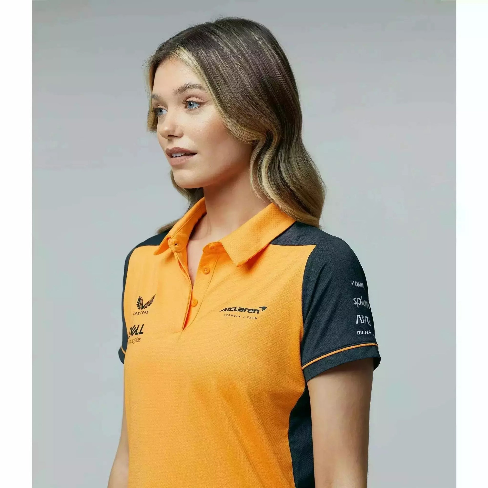 McLaren F1 Women's 2022 Team Polo Shirt - Papaya