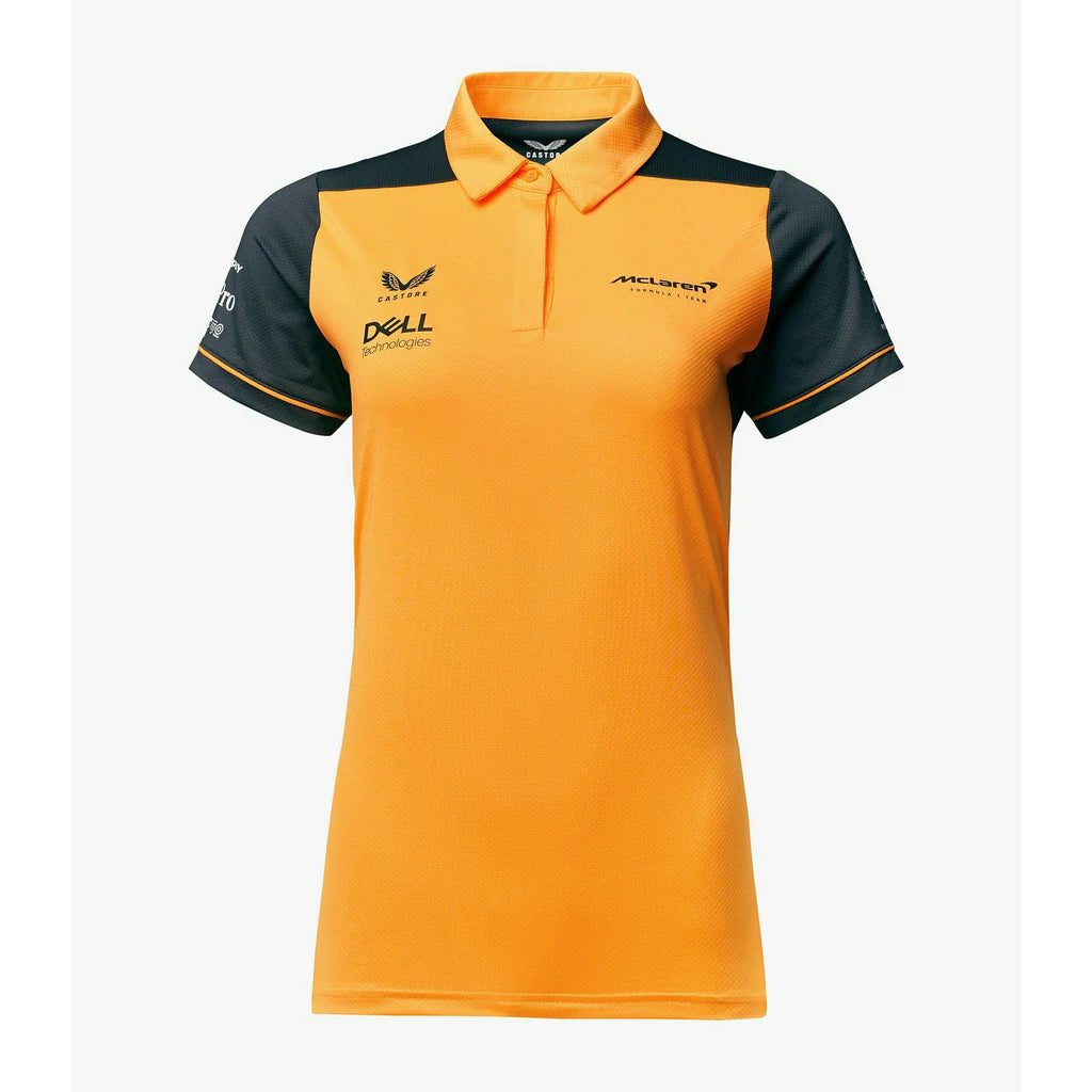 McLaren F1 Women's 2022 Team Polo Shirt - Papaya