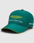 Gorra Oficial del Equipo Aston Martin Aramco F1 2024 Verde