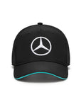 Mercedes Benz AMG Petronas F1 Gorra Oficial del Equipo 2024 Negro