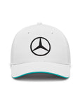 Mercedes Benz AMG Petronas F1 Gorra Oficial del Equipo 2024 Blanco