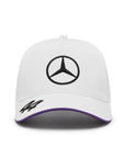 Mercedes AMG Petronas F1 Gorra Oficial Lewis Hamilton 2024 Blanco