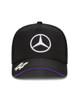 Mercedes AMG Petronas F1 Gorra Oficial Lewis Hamilton 2024 Negro