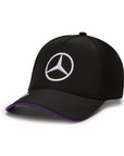 Mercedes AMG Petronas F1 Gorra Oficial Lewis Hamilton 2024 Negro