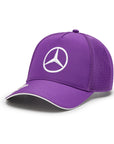 Mercedes AMG Petronas F1 Gorra Oficial Lewis Hamilton 2024 Púrpura