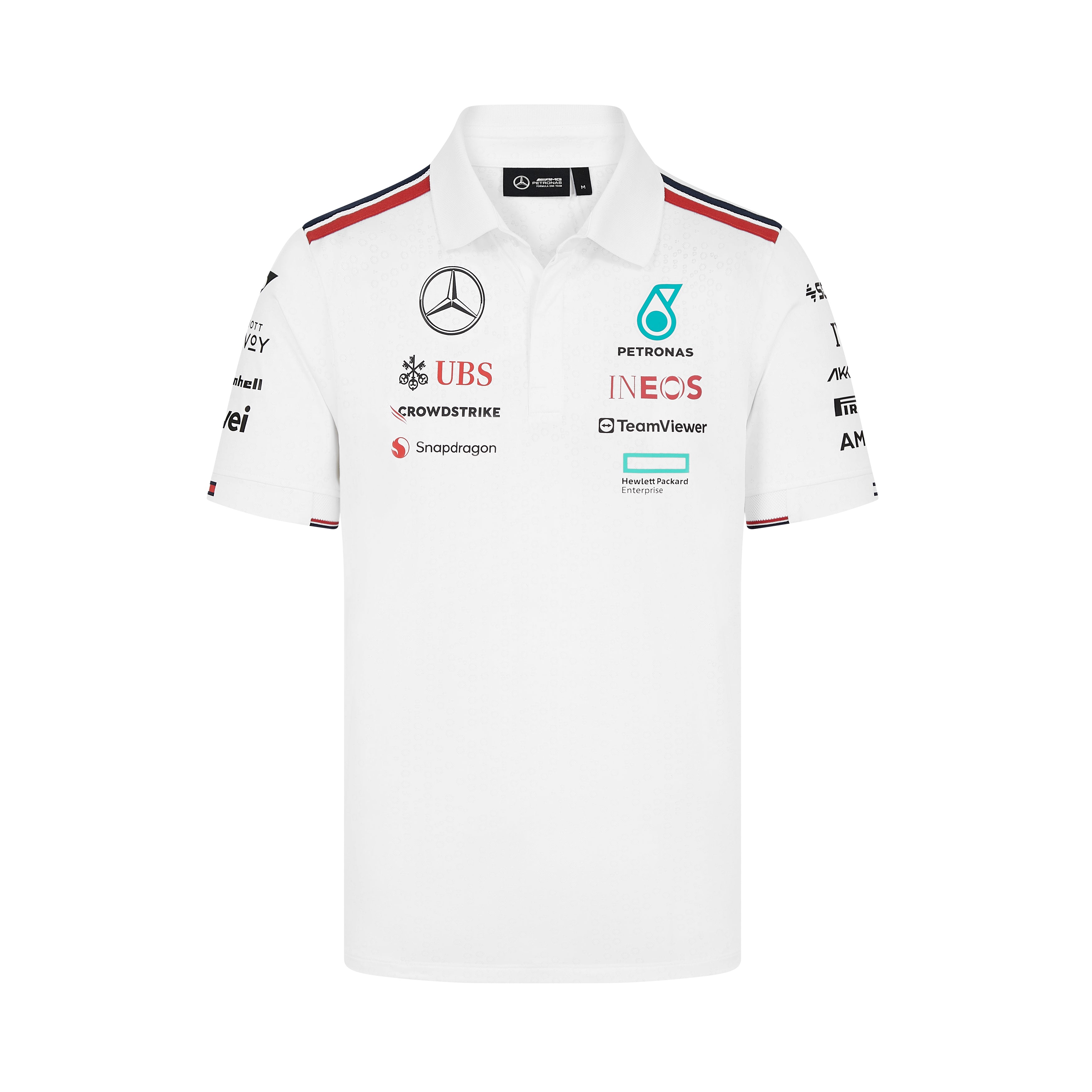 Mercedes Benz AMG Petronas F1 Polo Oficial del Equipo 2024 Blanco � Sprint  Shop