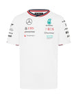 Mercedes Benz AMG Petronas F1 Remera Oficial del Equipo 2024 Blanco