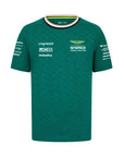 Remera Oficial de Fernando Alonso 2024 Aston Martin Aramco F1