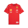 Escudería Ferrari F1 Remera Oficial Charles Leclerc 2024