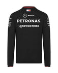 Mercedes Benz AMG Petronas F1 Mangas Largas 2024 - Negro