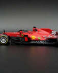 Ferrari F1 SF21 (2021) - Monoplaza a Escala 1:18 (Charles Leclerc / Carlos Sainz)