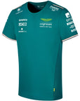 Remera Oficial del Equipo 2023 Aston Martin Cognizant F1