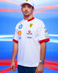Escudería Ferrari HP Remera Oversized 2025 Blanco