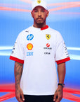 Escudería Ferrari HP Remera Oversized 2025 Blanco