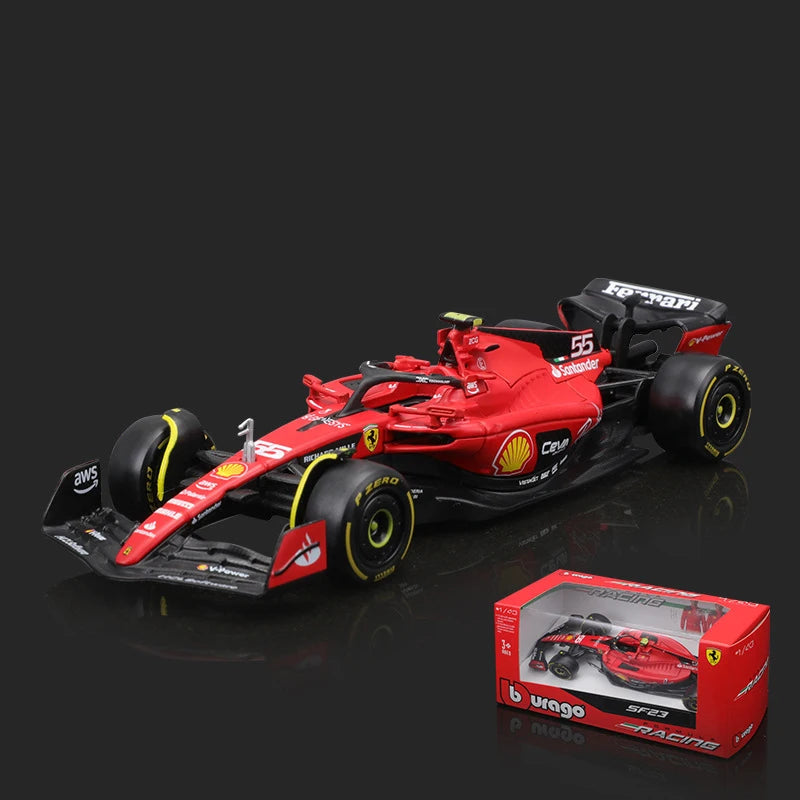 Ferrari SF23 (2023) - Monoplaza a Escala 1:43 (Charles Leclerc / Carlos Sainz)