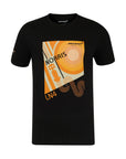 McLaren F1 Lando Norris Team Track T-Shirt -  Negro Caviar