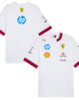 Escudería Ferrari HP Remera Oversized 2025 Blanco