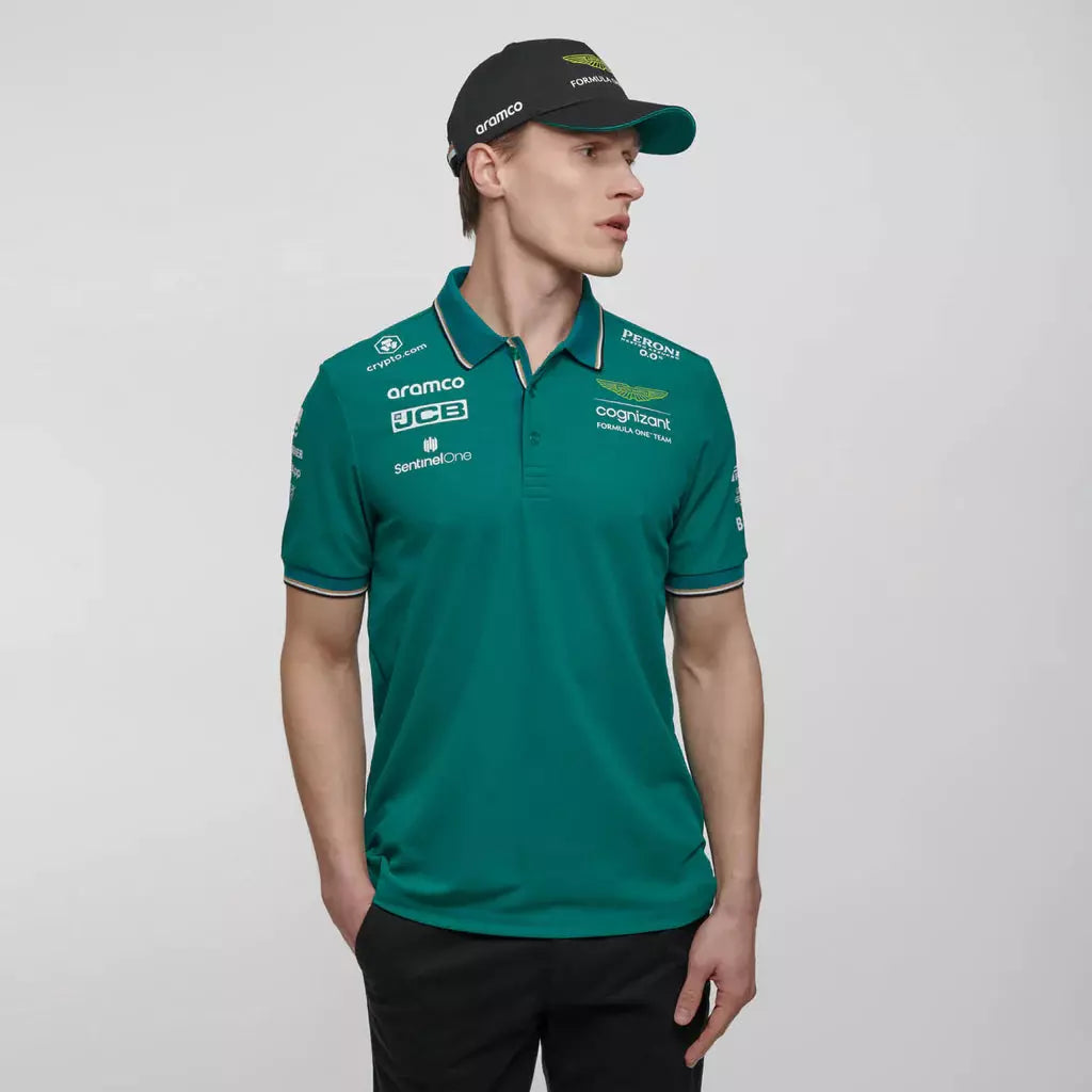 Polo Oficial del Equipo 2023 Aston Martin Cognizant F1